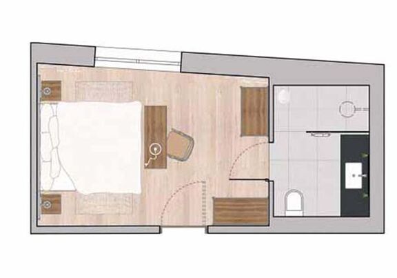 plan of the room Gebirgsforelle