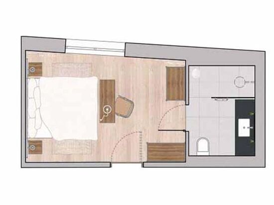 plan of the room Gebirgsforelle