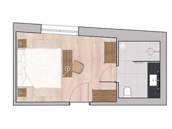 plan of the room Gebirgsforelle